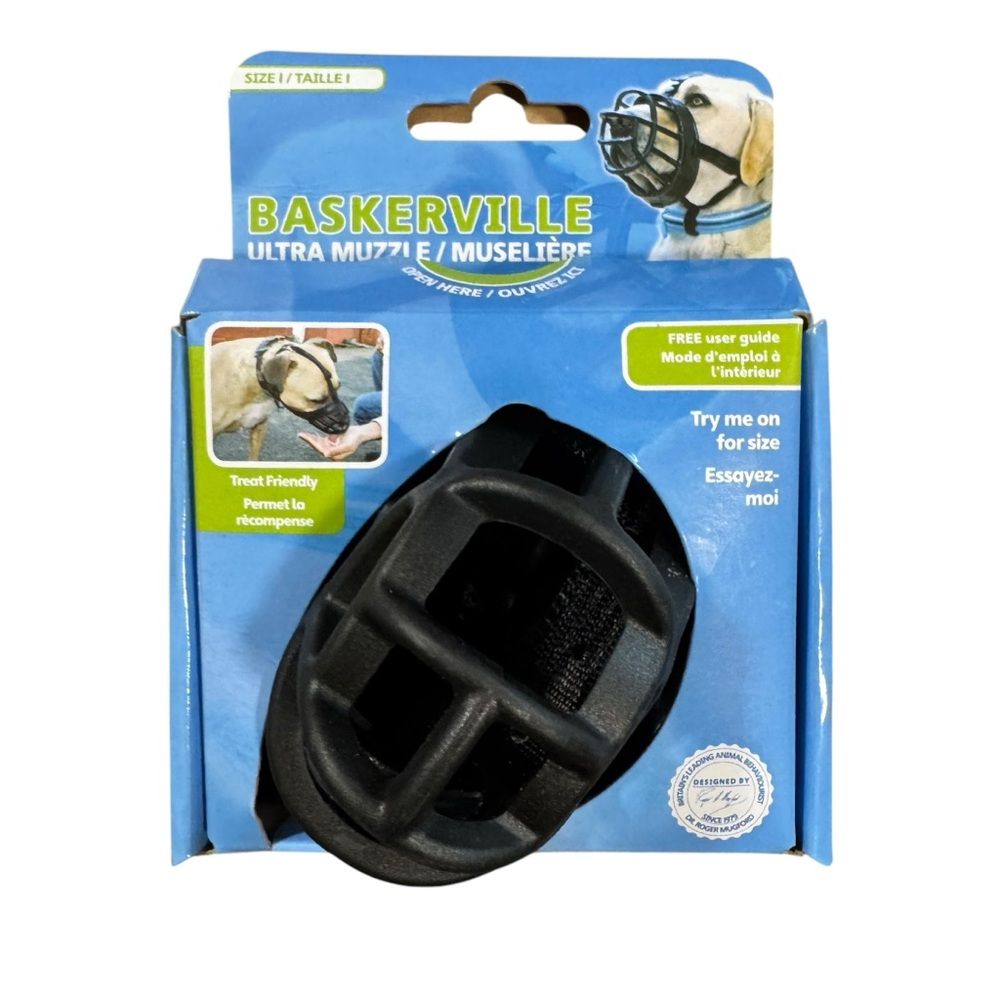 Baskerville Ultra Muzzle Open but Unworn Size 1